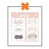 Slaapmasker Koala grijs II